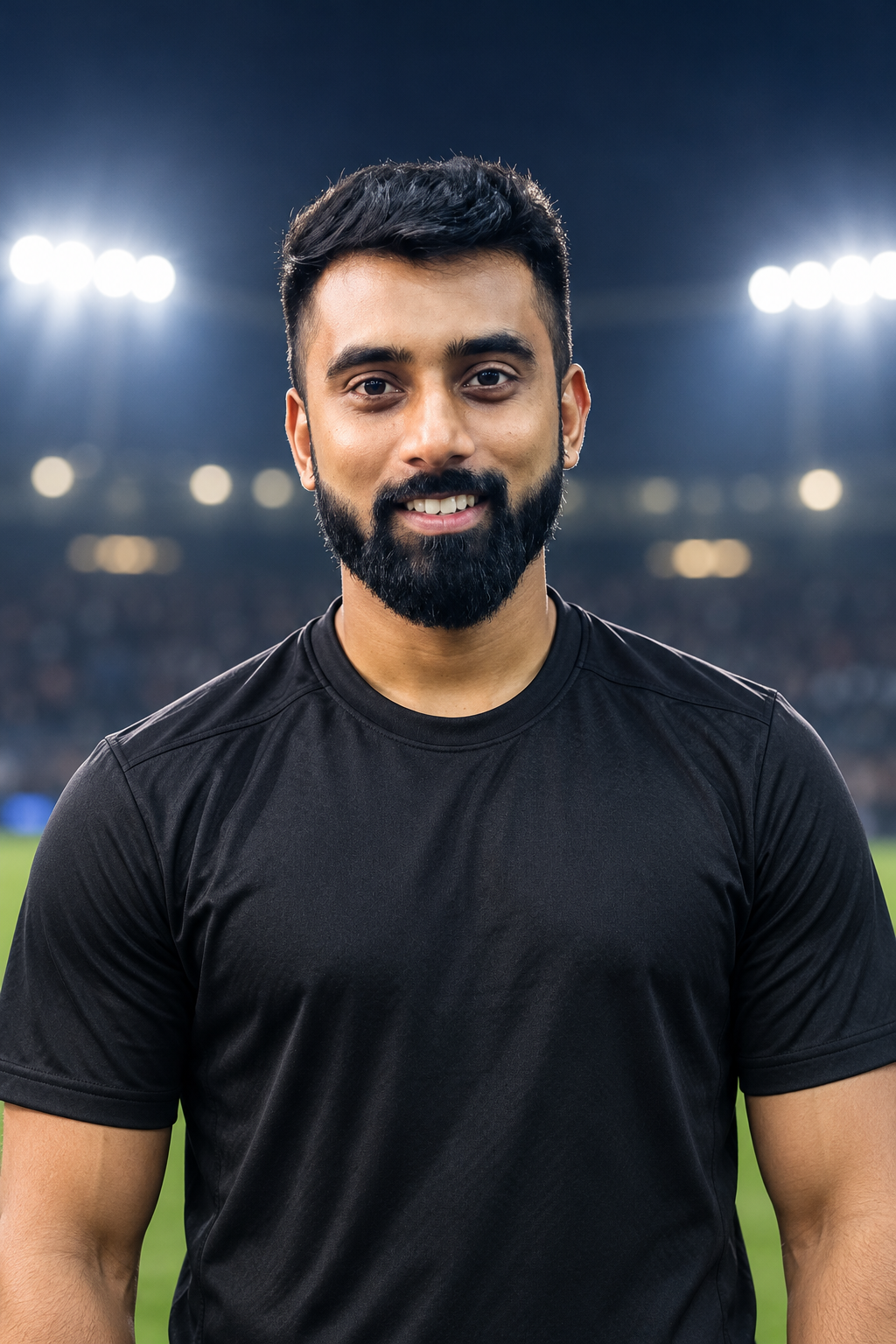 Rakshith, Monks FC number 33, retouched stadium portrait
